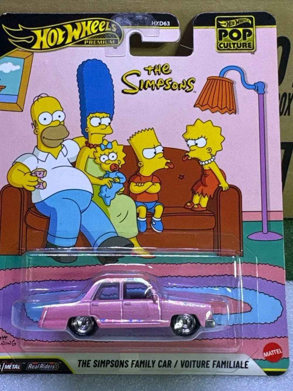 Hot wheels premium The Simpsons Family Car - Pink